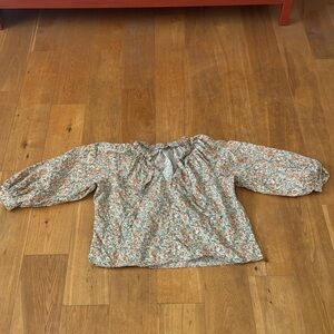 Floral cotton top